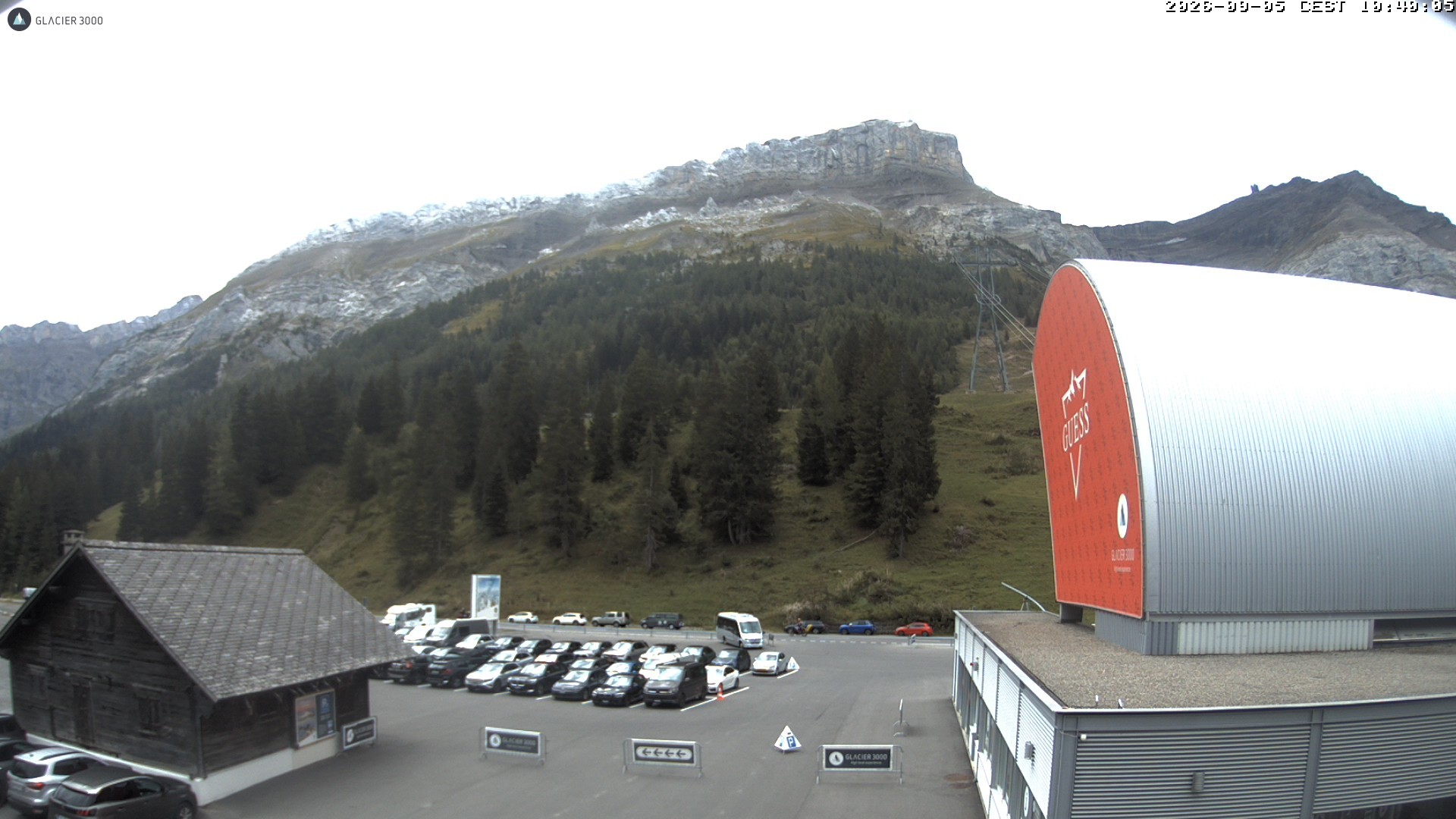 Archiv Foto Webcam Glacier 3000: Col du Pillon Talstation