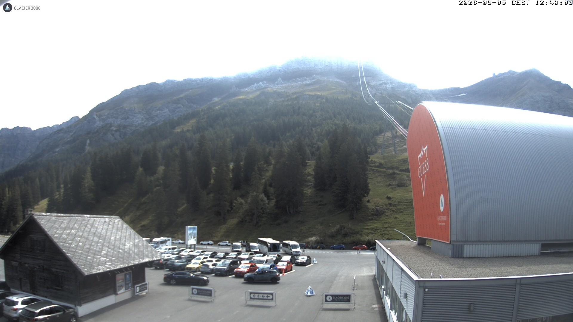 Archiv Foto Webcam Glacier 3000: Col du Pillon Talstation
