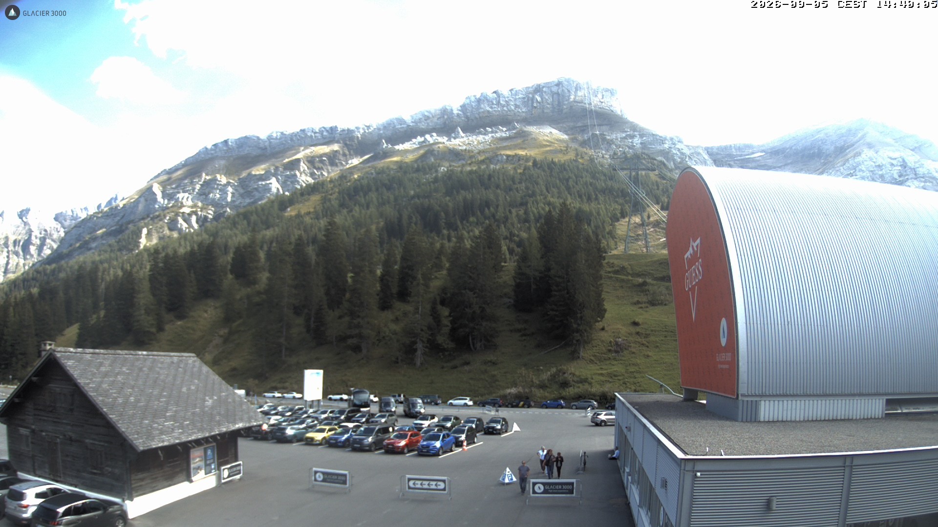 Archiv Foto Webcam Glacier 3000: Col du Pillon Talstation