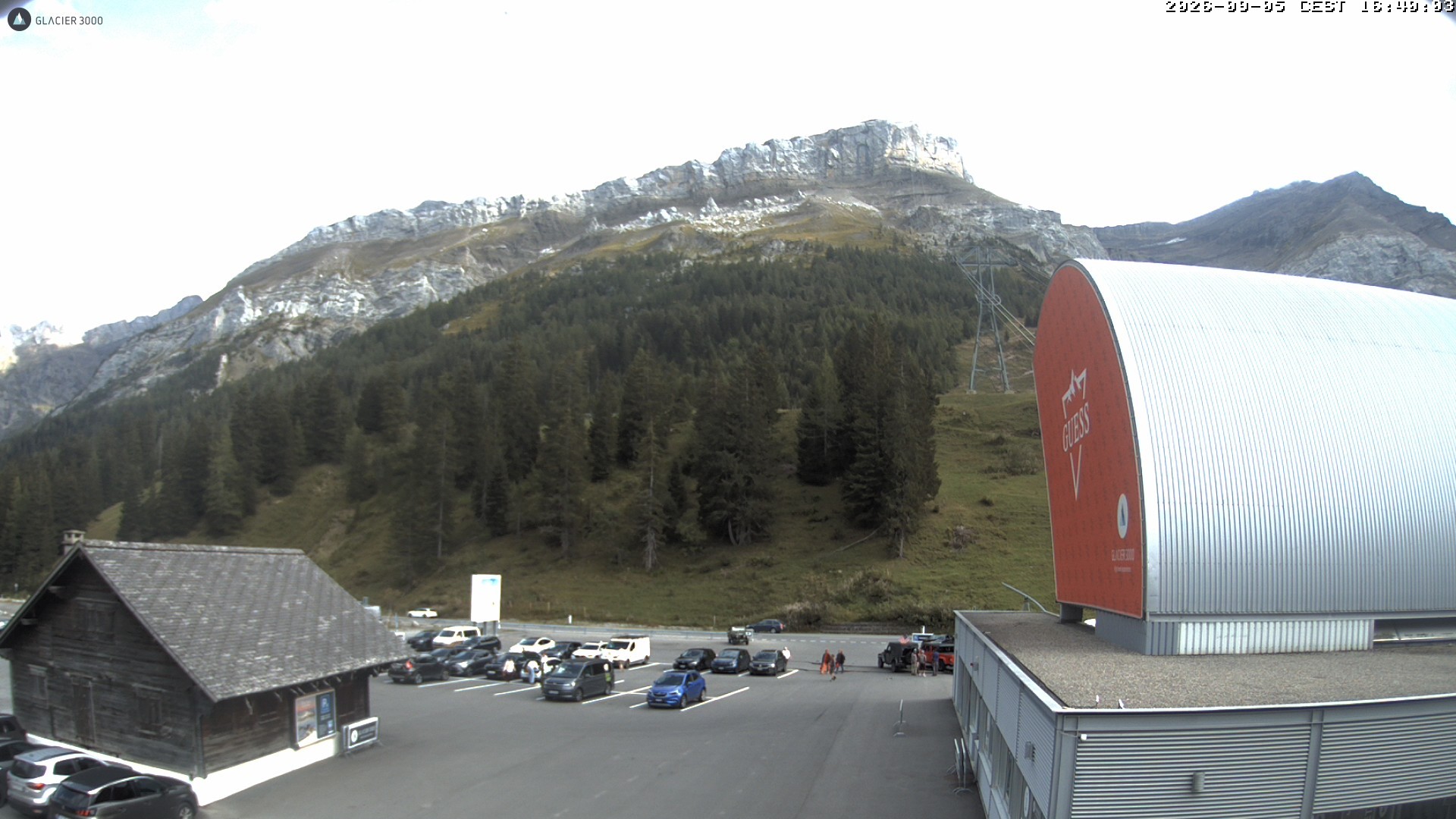 Archiv Foto Webcam Glacier 3000: Col du Pillon Talstation