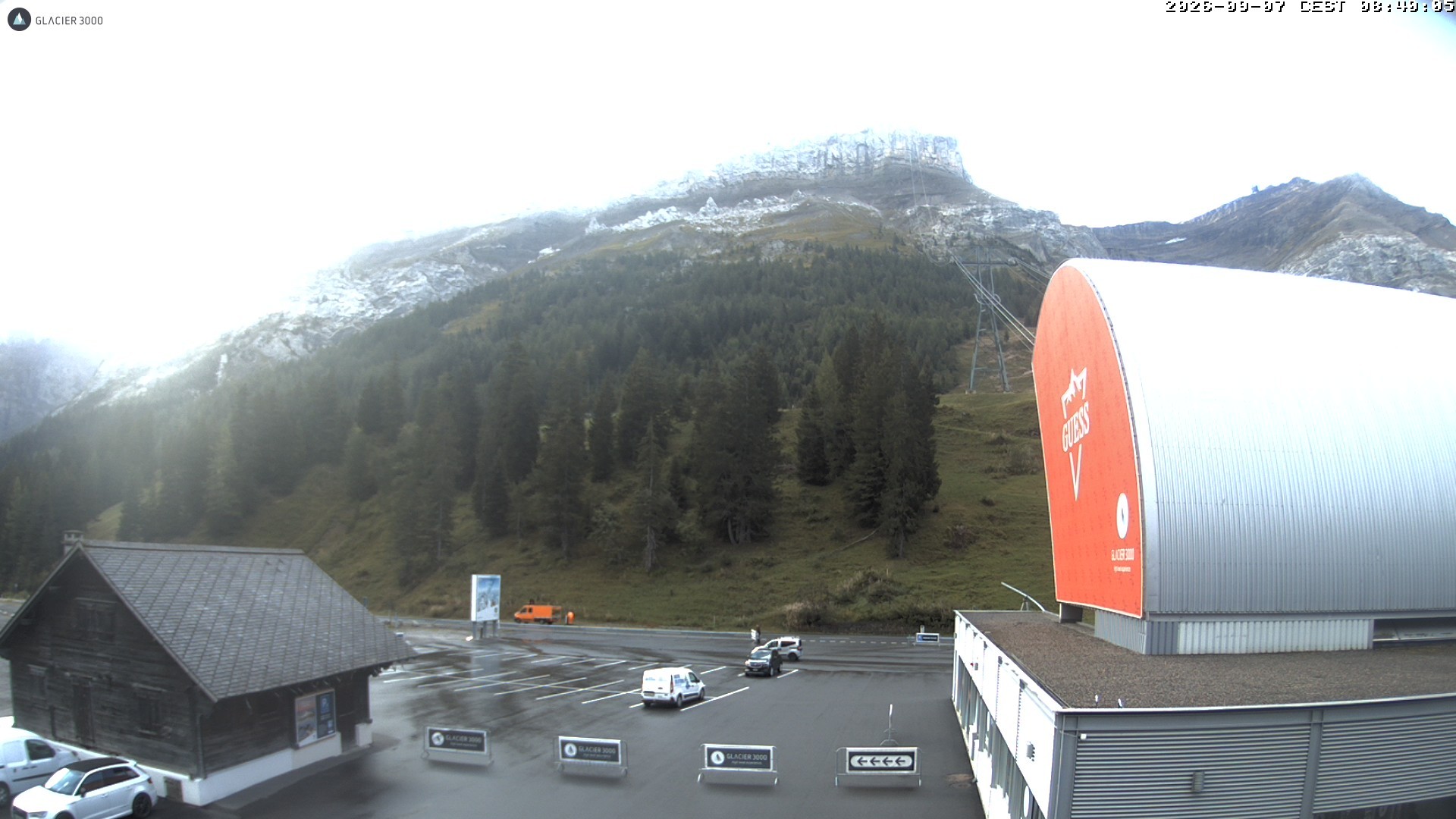 Archiv Foto Webcam Glacier 3000: Col du Pillon Talstation