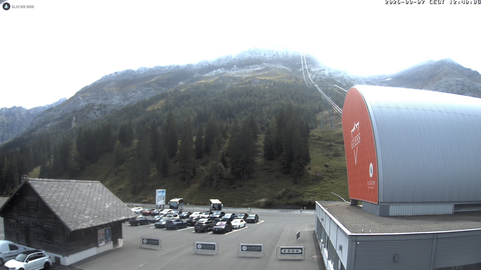 Archiv Foto Webcam Glacier 3000: Col du Pillon Talstation