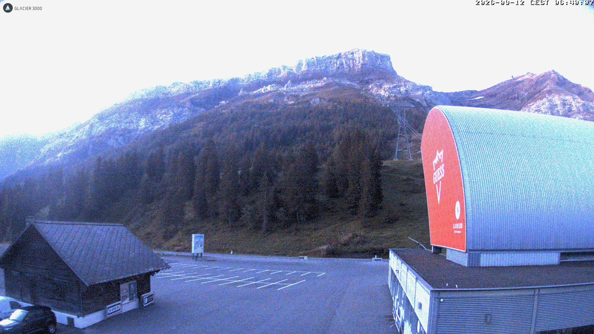 Archiv Foto Webcam Glacier 3000: Col du Pillon Talstation