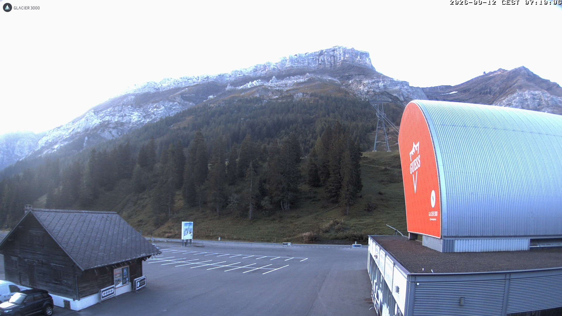 Archiv Foto Webcam Glacier 3000: Col du Pillon Talstation