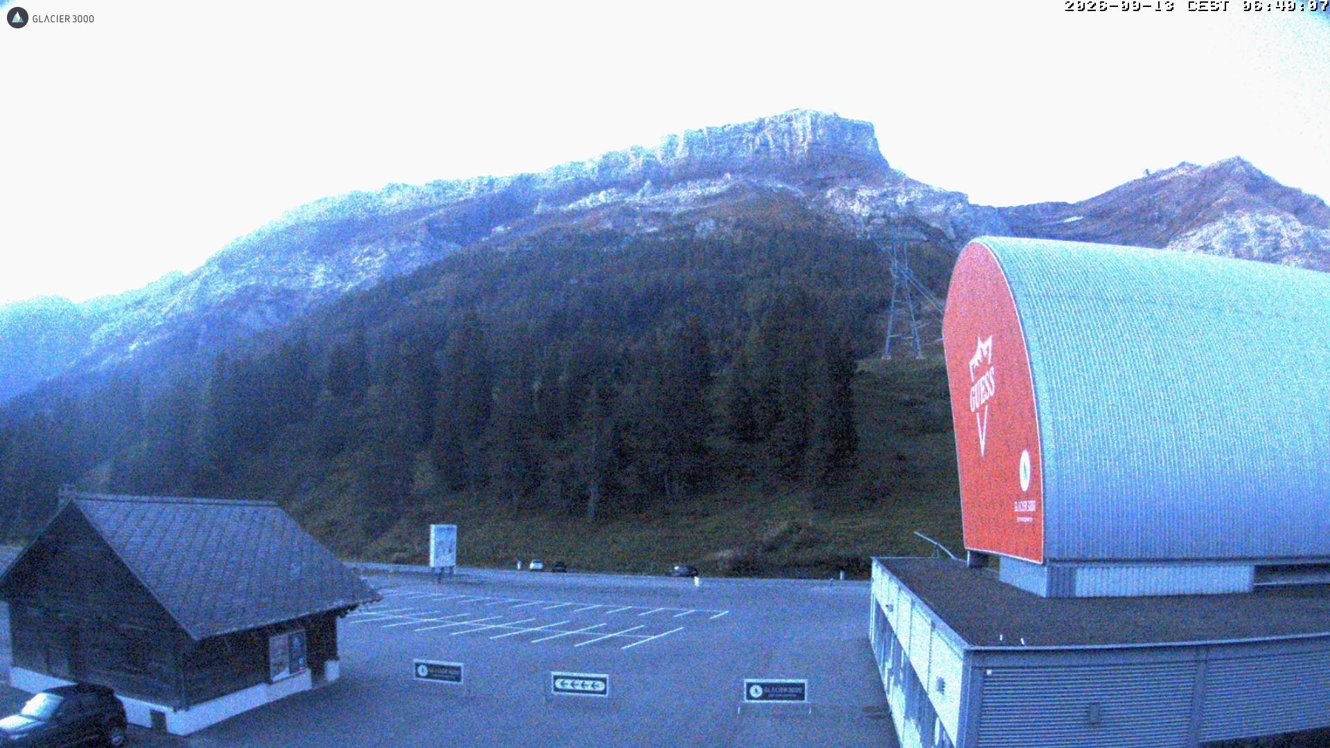 Archiv Foto Webcam Glacier 3000: Col du Pillon Talstation
