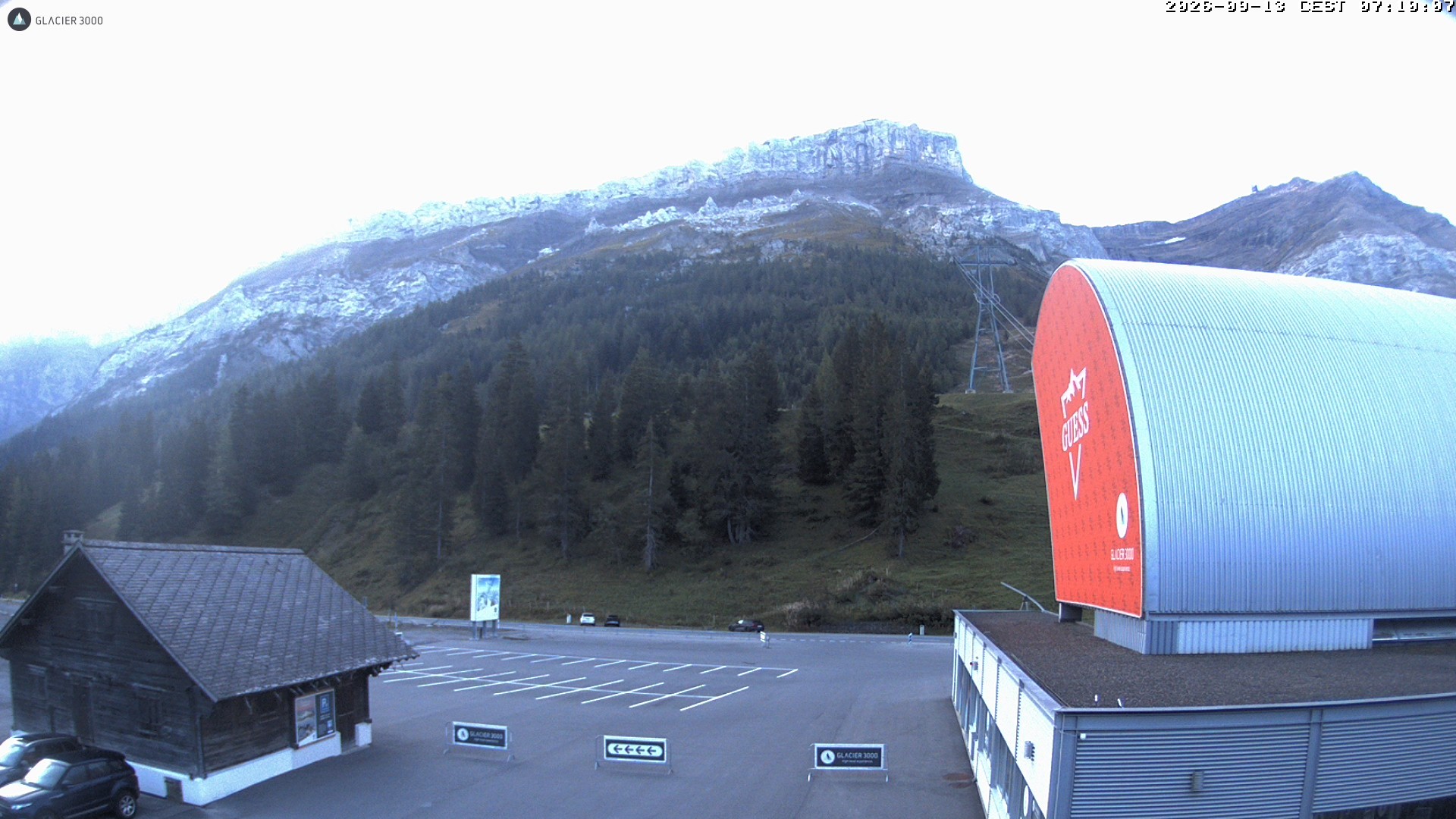 Archiv Foto Webcam Glacier 3000: Col du Pillon Talstation
