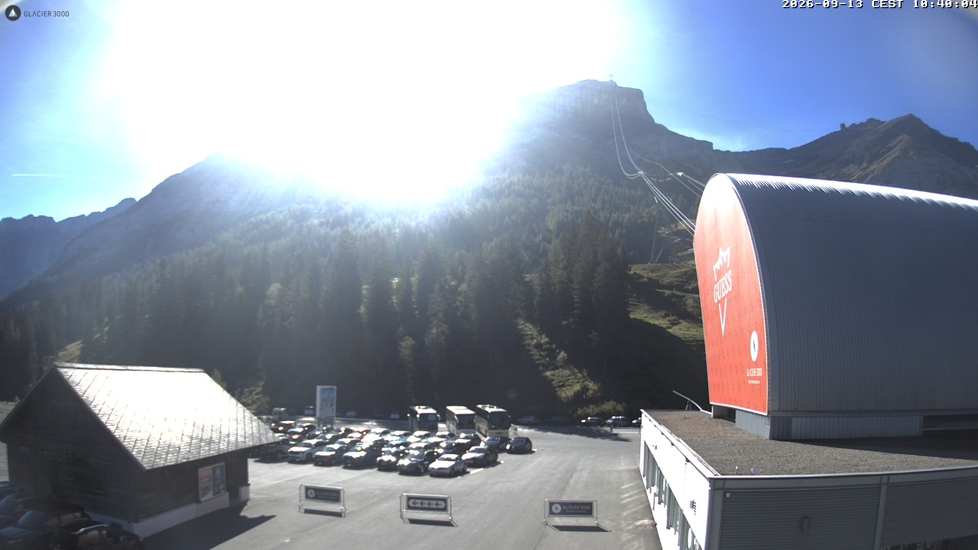 Archiv Foto Webcam Glacier 3000: Col du Pillon Talstation
