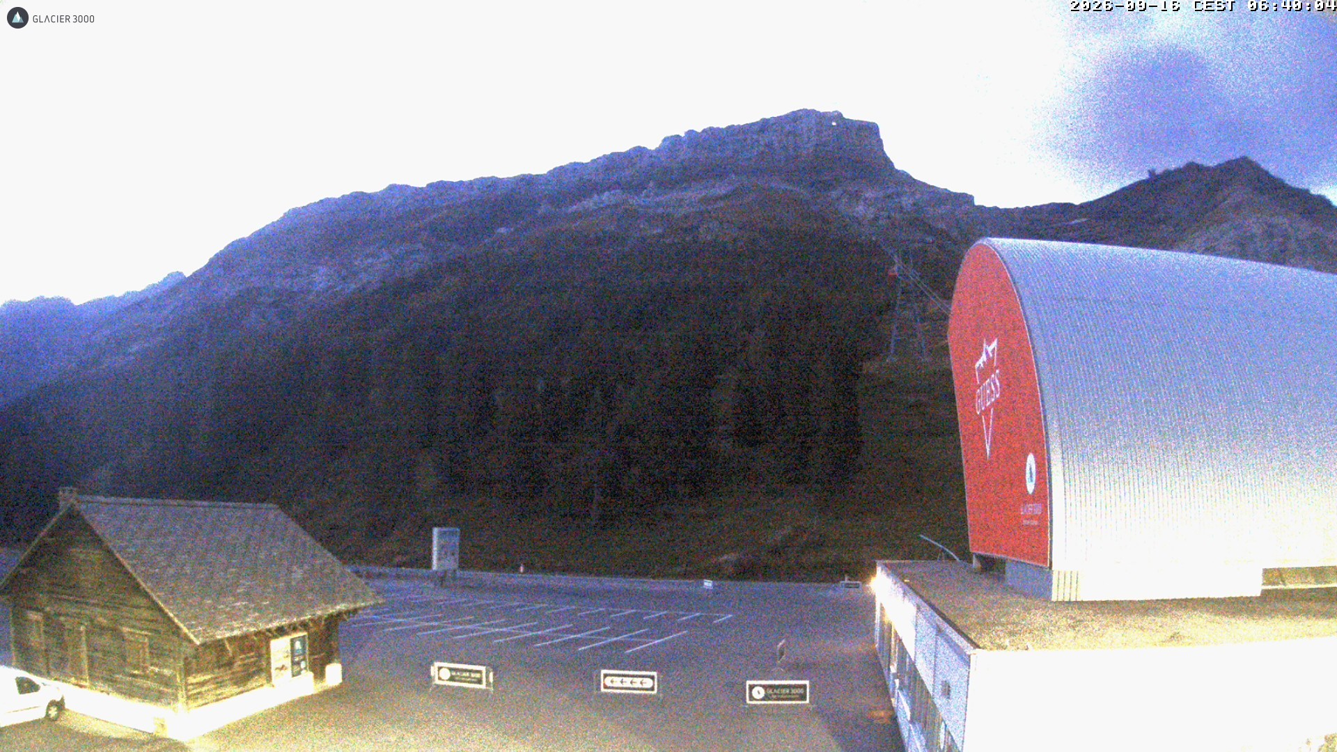 Archiv Foto Webcam Glacier 3000: Col du Pillon Talstation