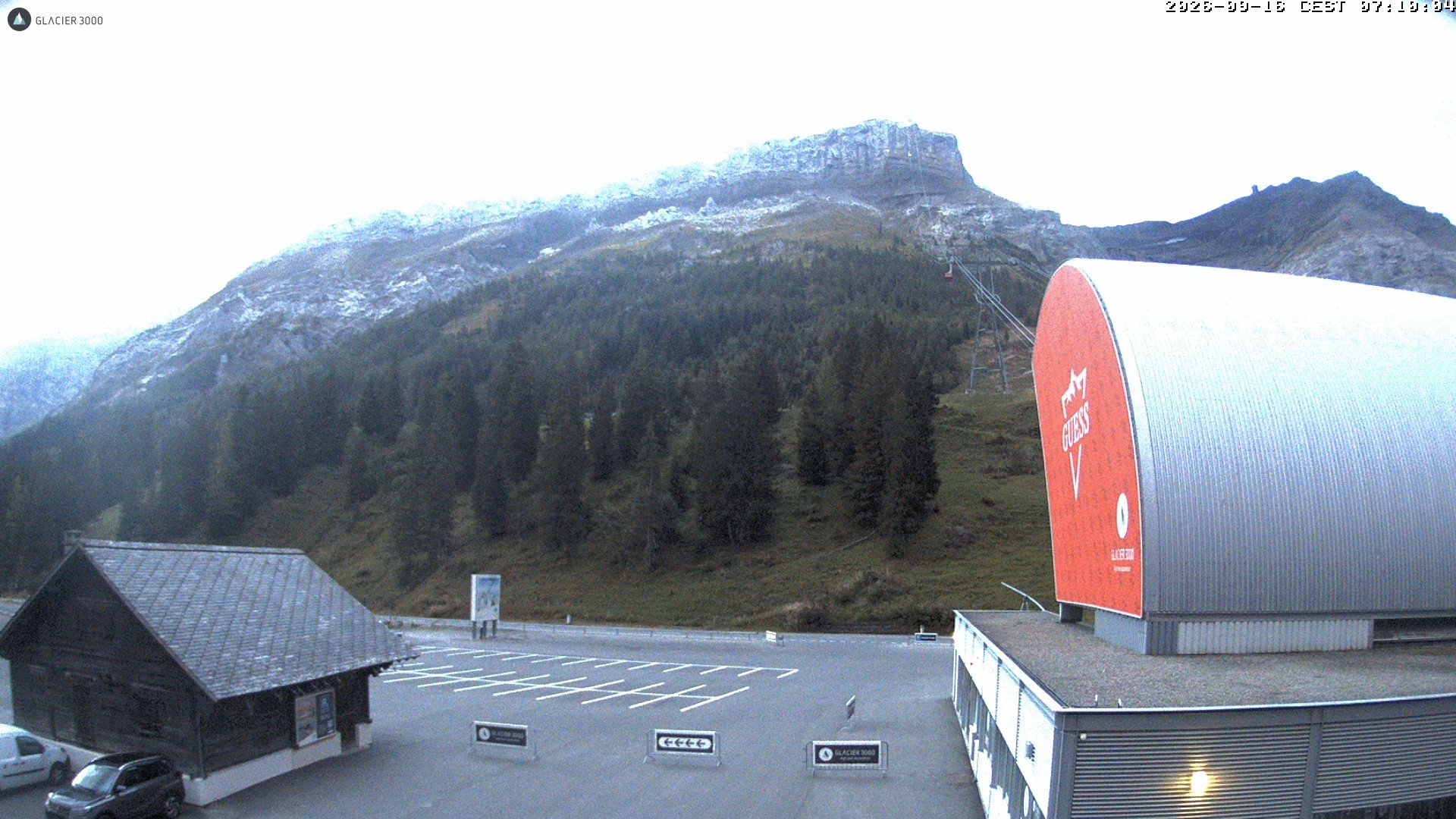 Archiv Foto Webcam Glacier 3000: Col du Pillon Talstation