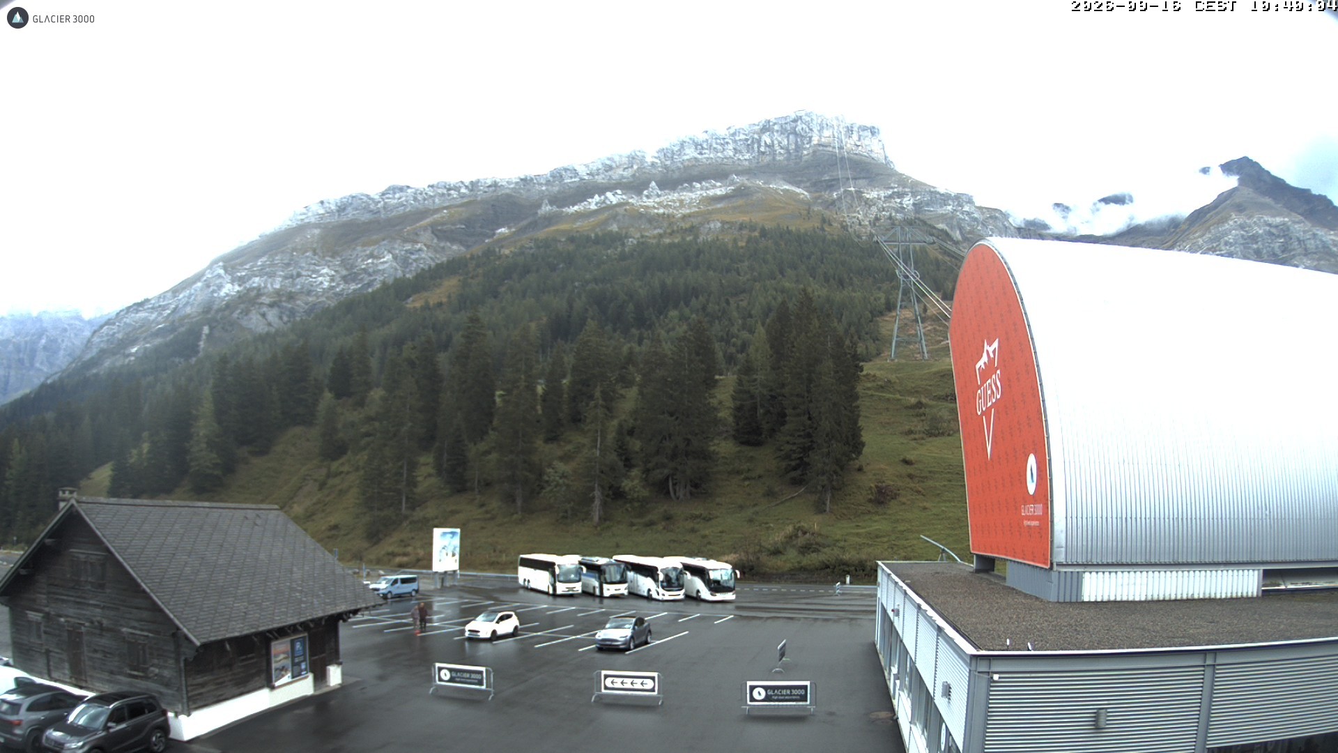 Archiv Foto Webcam Glacier 3000: Col du Pillon Talstation