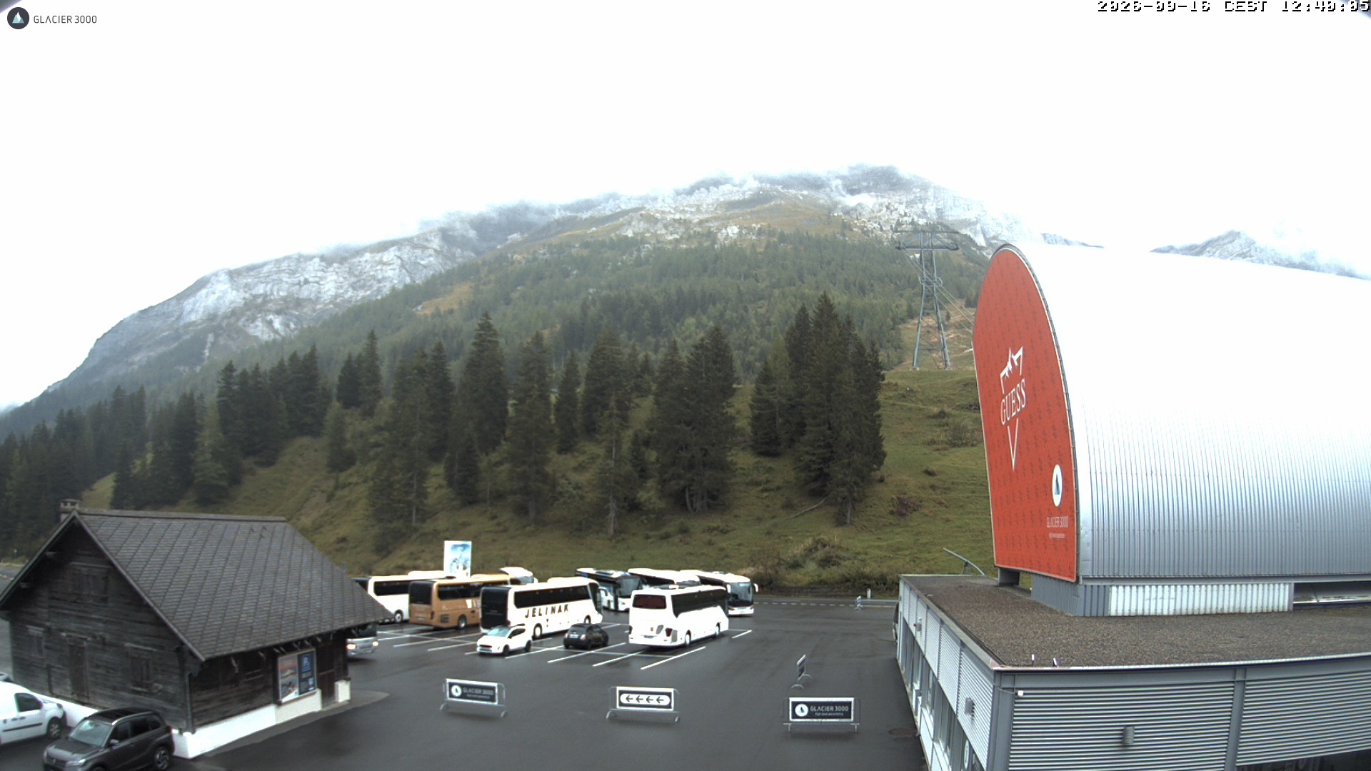 Archiv Foto Webcam Glacier 3000: Col du Pillon Talstation