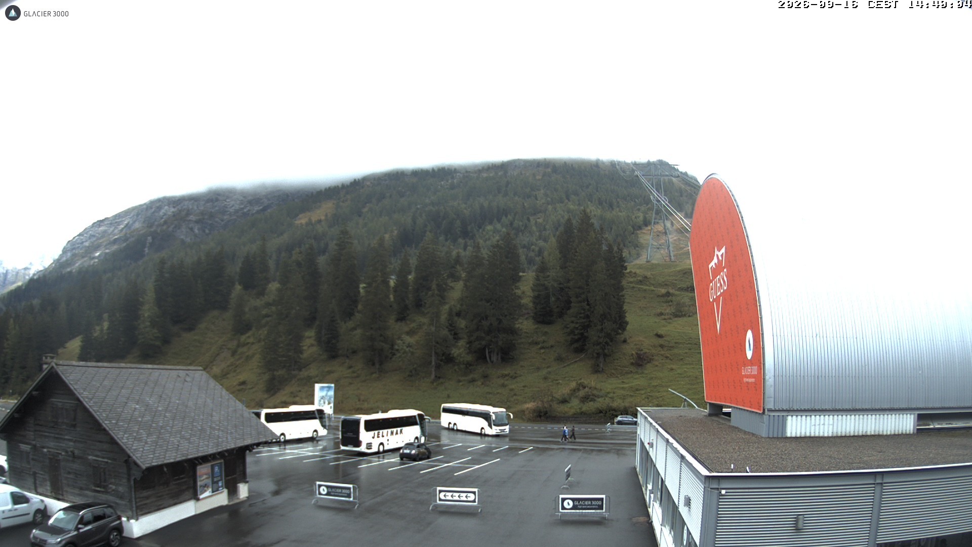 Archiv Foto Webcam Glacier 3000: Col du Pillon Talstation
