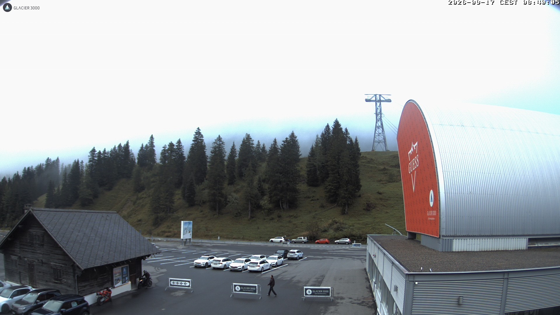 Archived image Webcam Glacier 3000: Col du Pillon