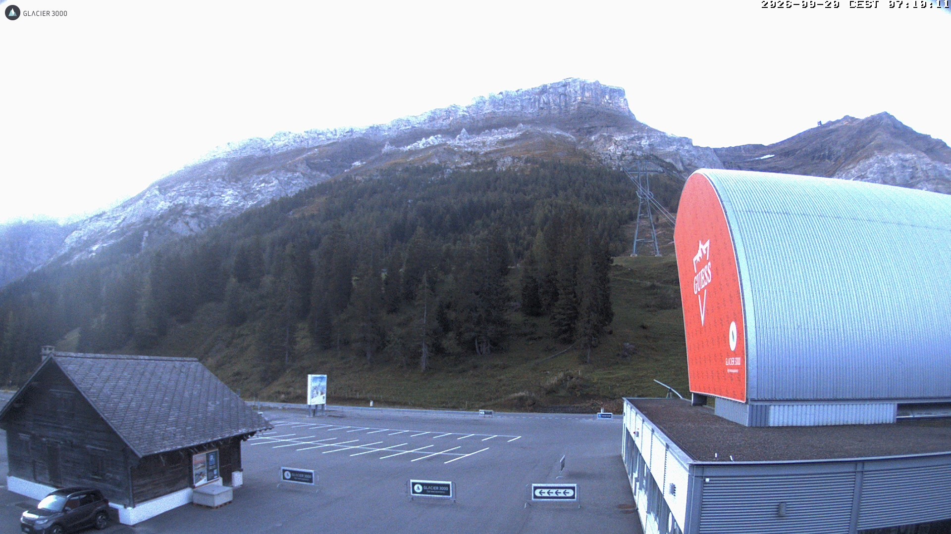 Archiv Foto Webcam Glacier 3000: Col du Pillon Talstation