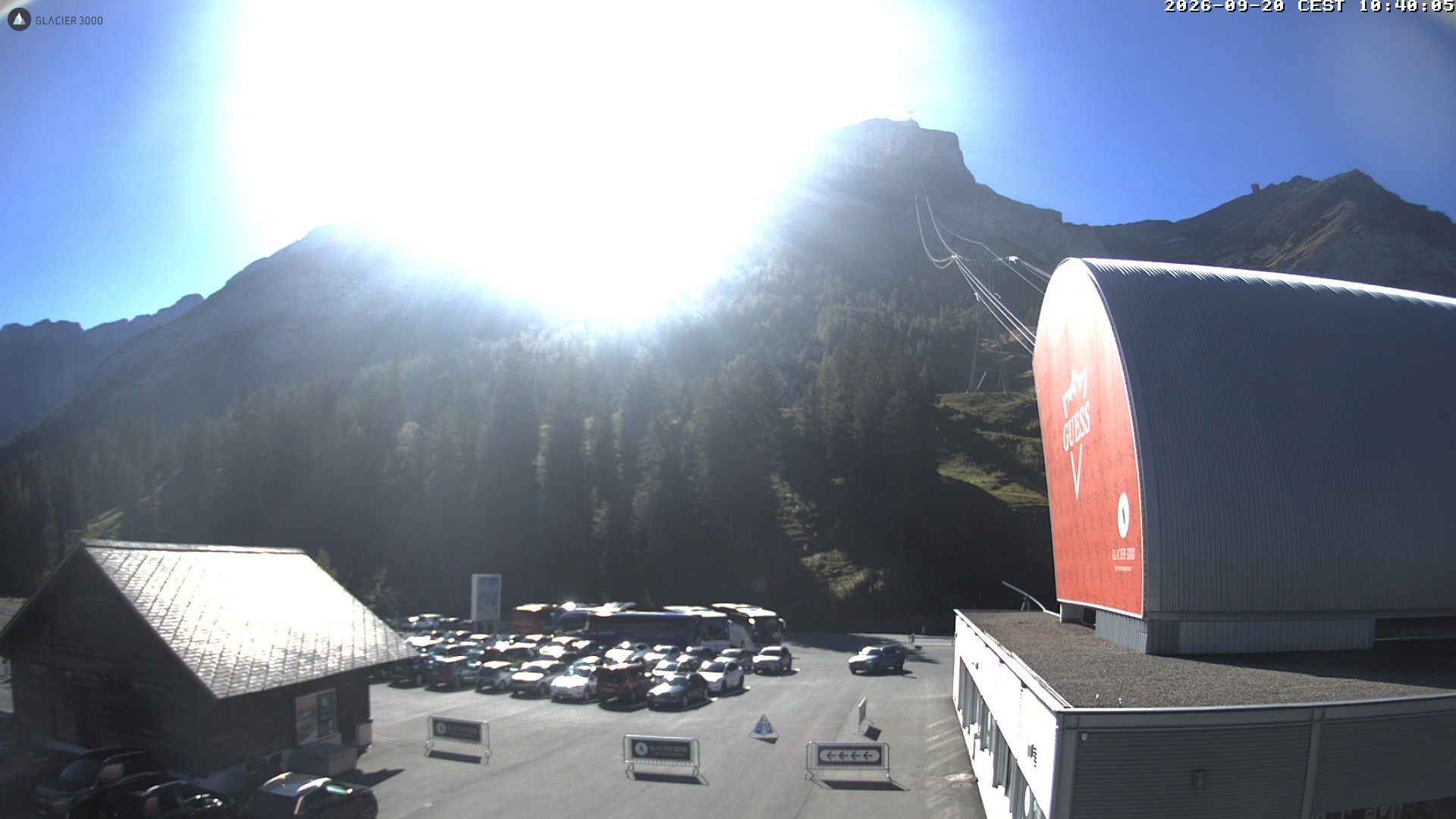 Archiv Foto Webcam Glacier 3000: Col du Pillon Talstation