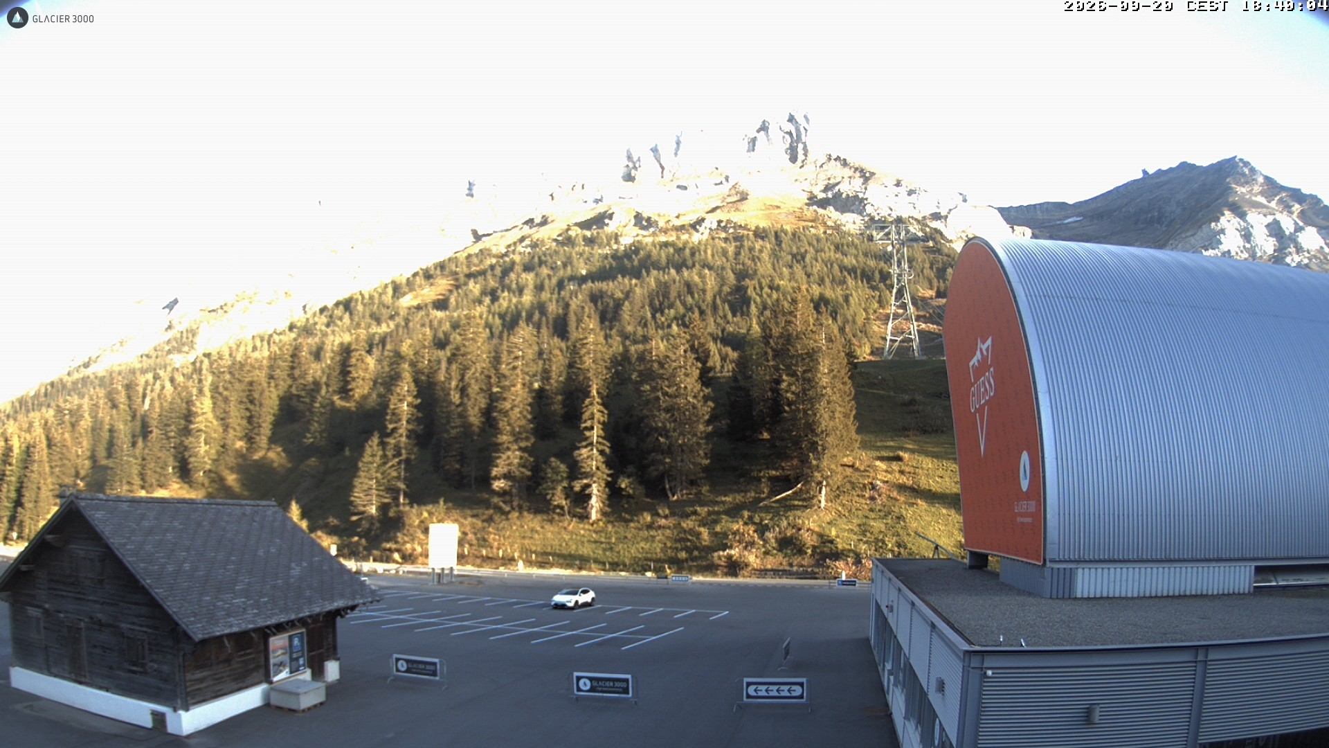 Archiv Foto Webcam Glacier 3000: Col du Pillon Talstation