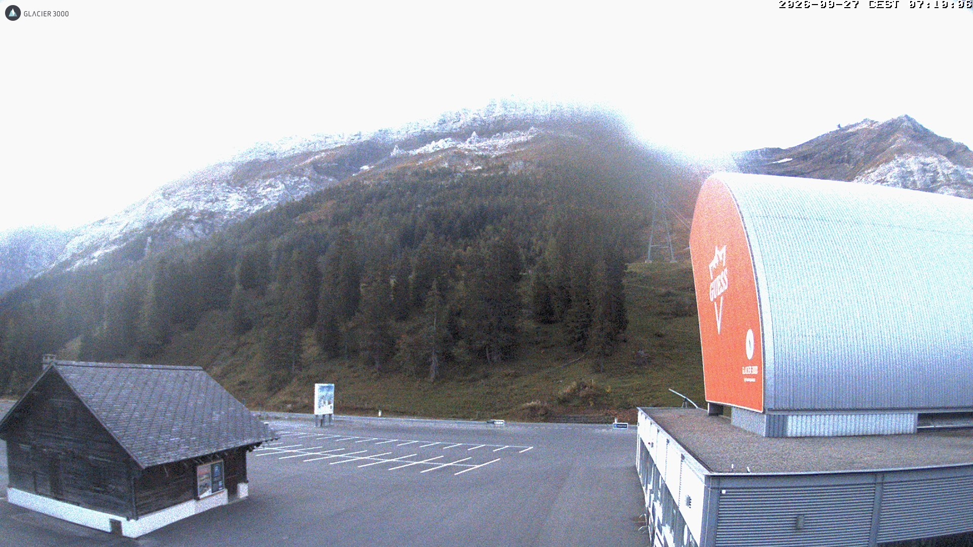 Archiv Foto Webcam Glacier 3000: Col du Pillon Talstation