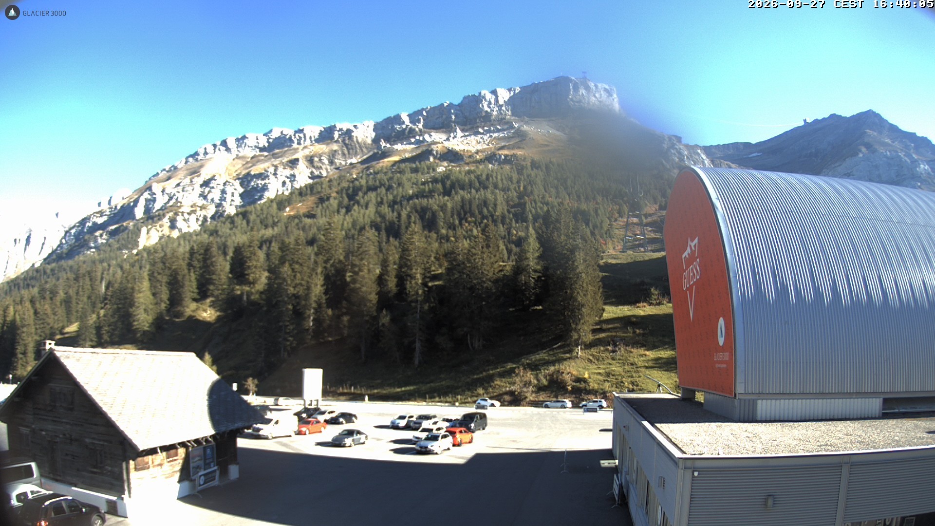 Archiv Foto Webcam Glacier 3000: Col du Pillon Talstation