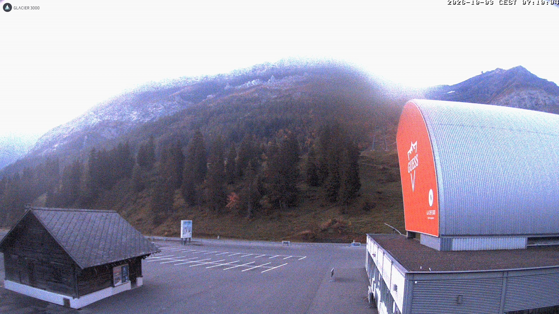 Archiv Foto Webcam Glacier 3000: Col du Pillon Talstation