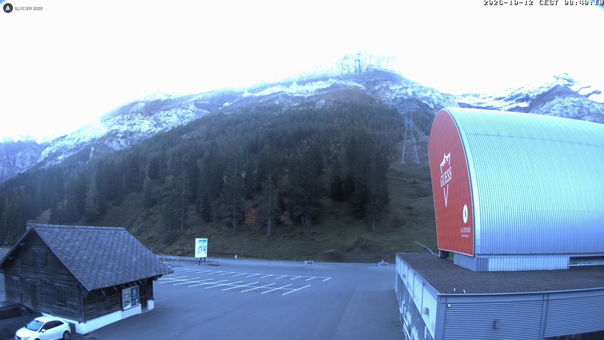 Archiv Foto Webcam Glacier 3000: Col du Pillon Talstation