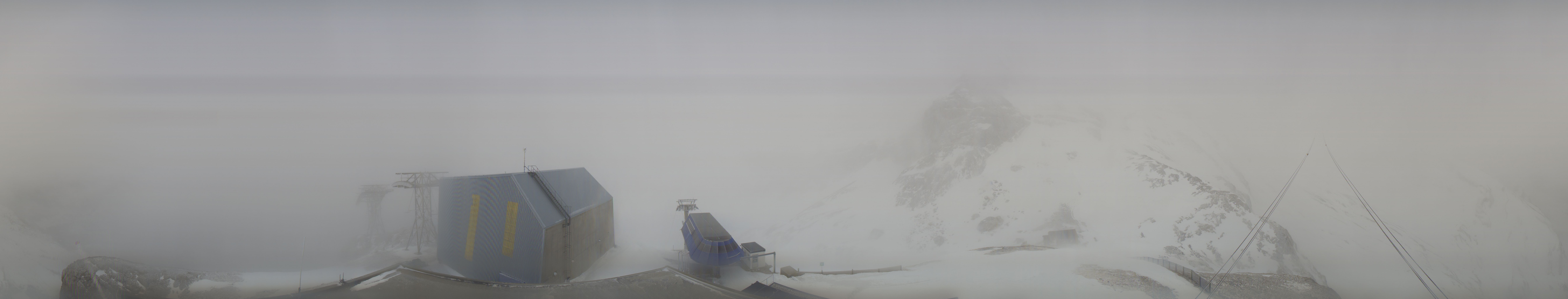 Archived image Webcam Glacier 3000: View from Cabane station