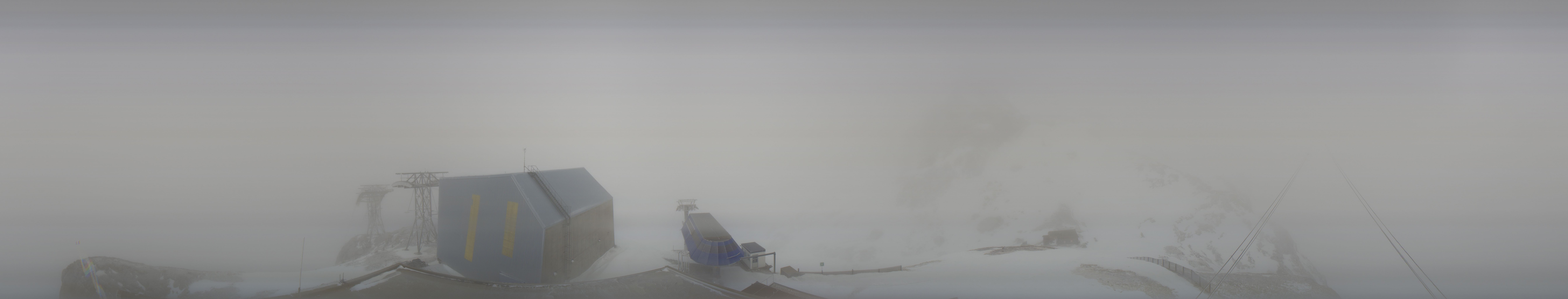 Archiv Foto Webcam Glacier 3000: Station Cabane