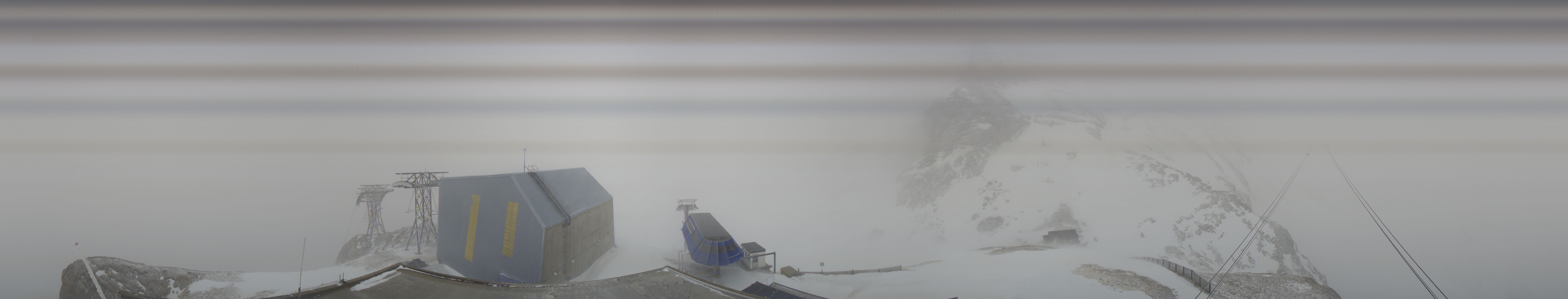 Archiv Foto Webcam Glacier 3000: Station Cabane