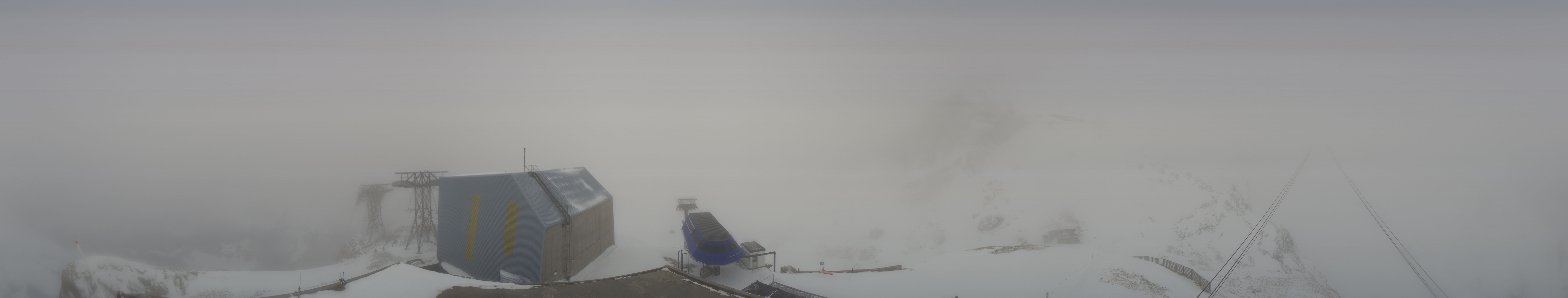 Archiv Foto Webcam Glacier 3000: Station Cabane