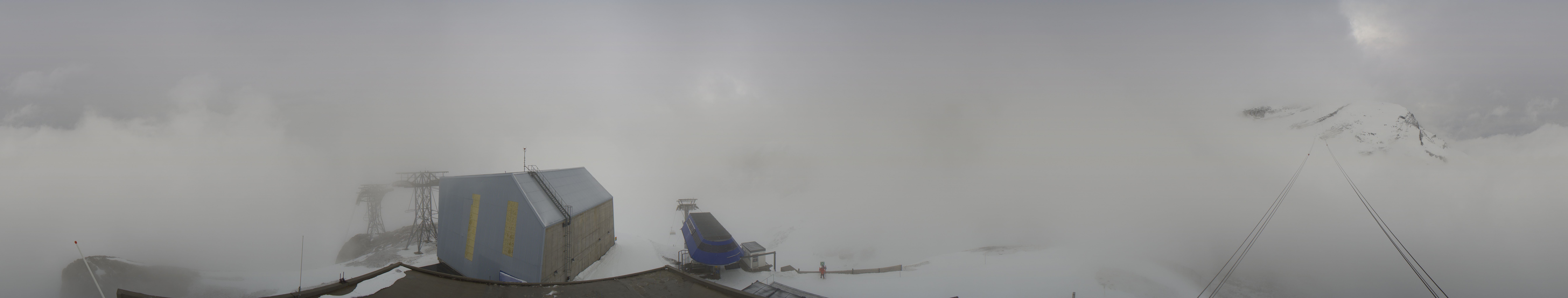 Archiv Foto Webcam Glacier 3000: Station Cabane