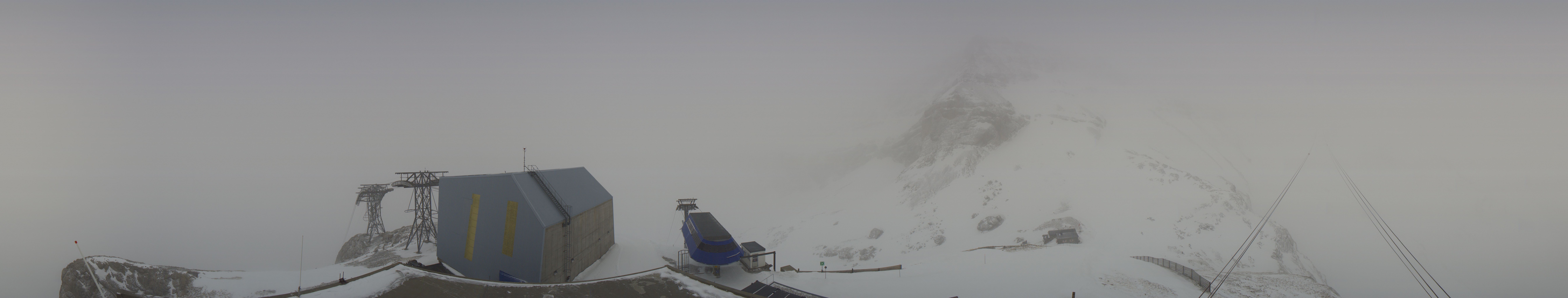 Archiv Foto Webcam Glacier 3000: Station Cabane
