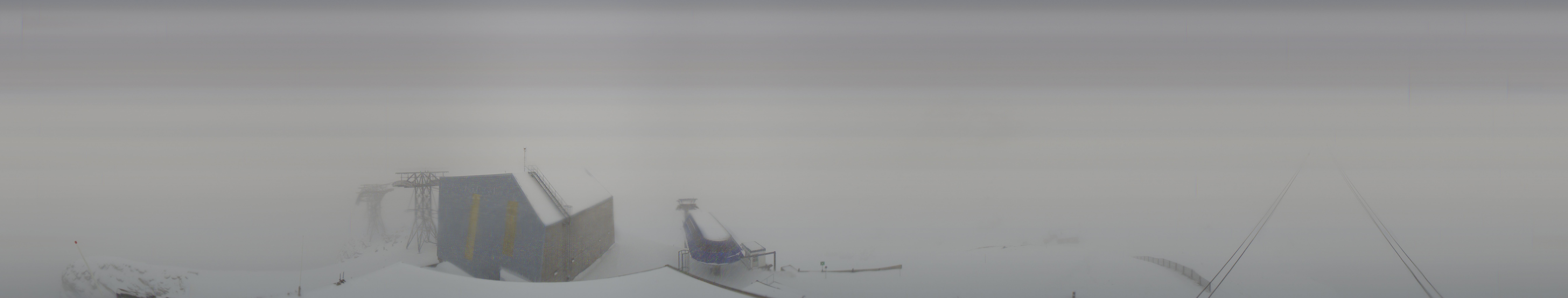 Archiv Foto Webcam Glacier 3000: Station Cabane