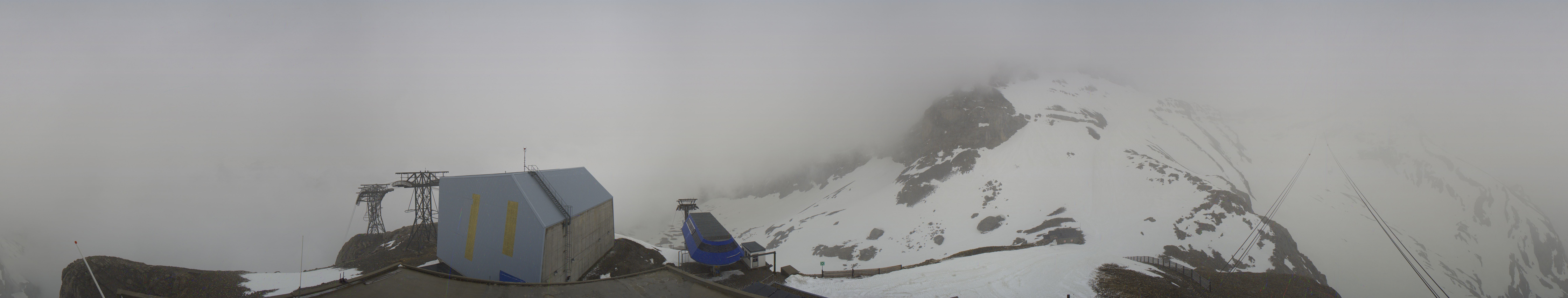 Archiv Foto Webcam Glacier 3000: Station Cabane