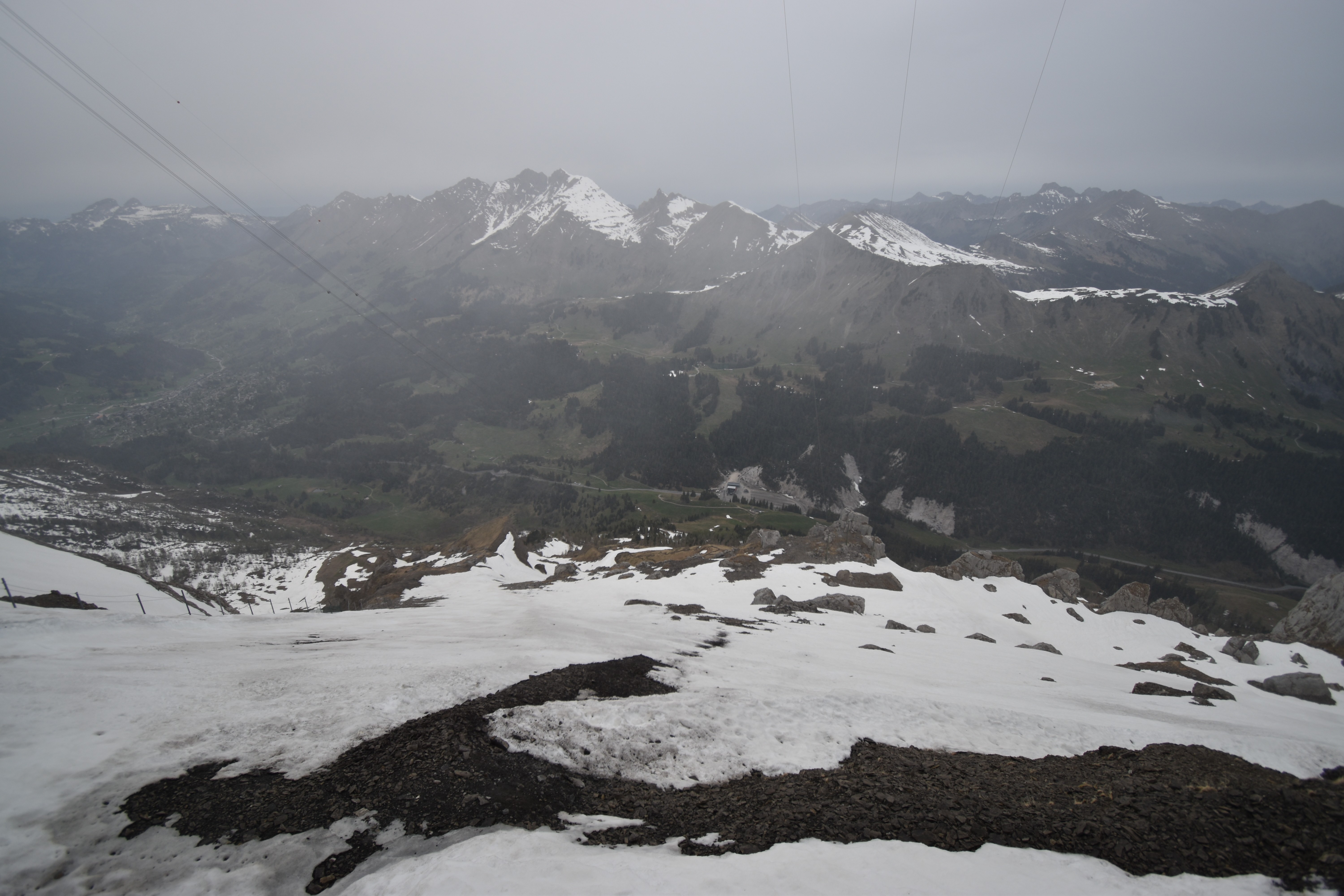 Archived image Webcam Glacier 3000: View from Black Wall