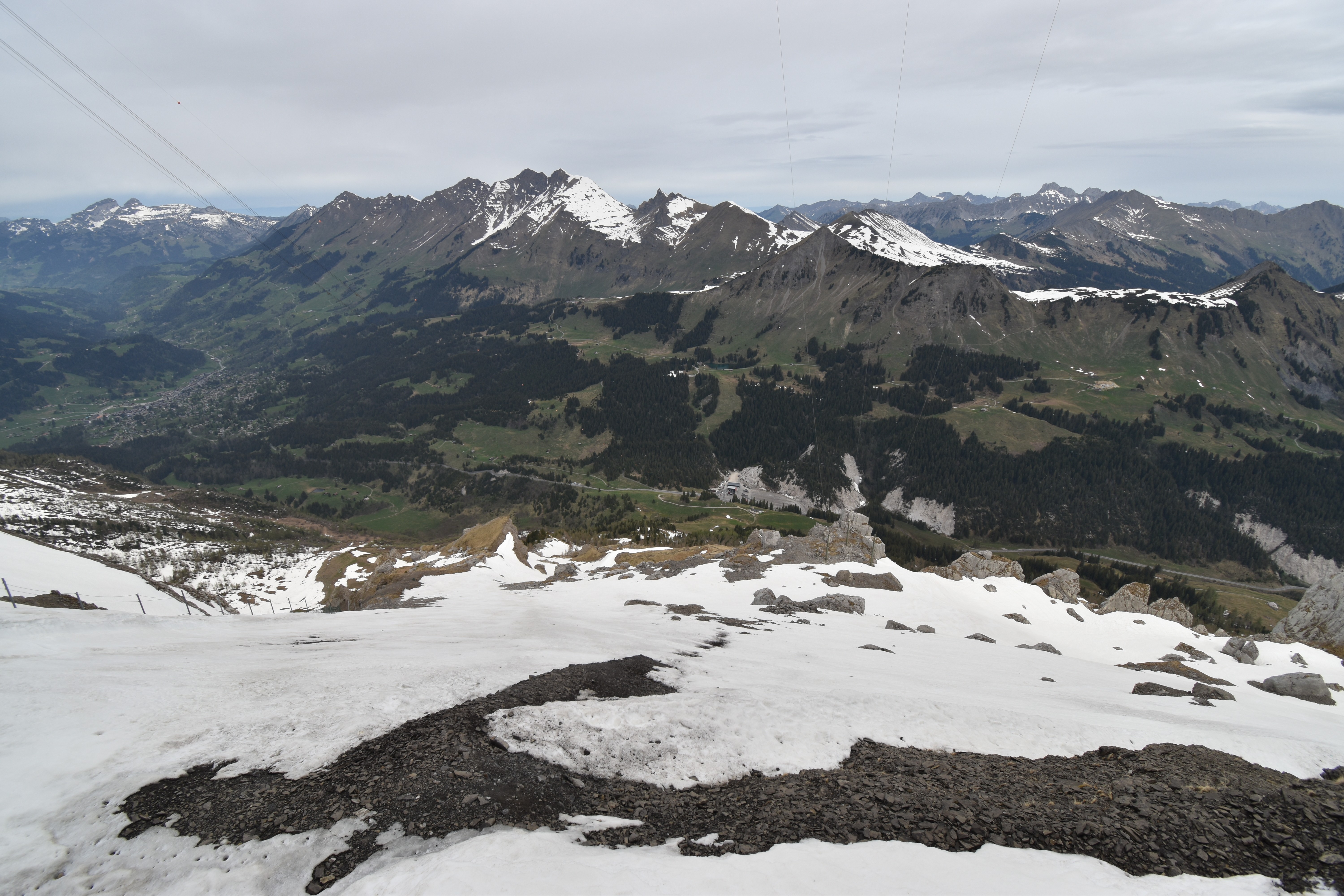 Archived image Webcam Glacier 3000: View from Black Wall