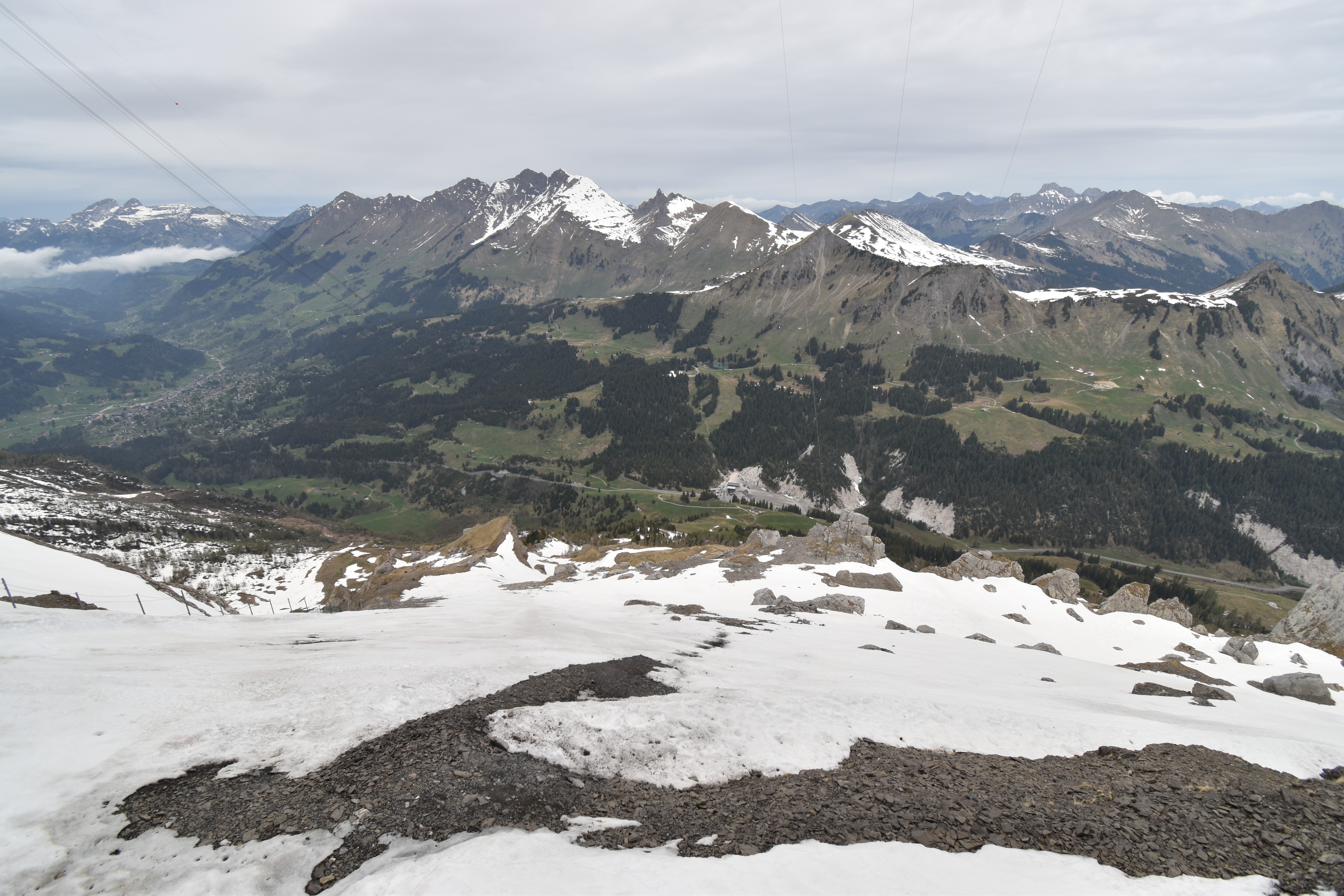 Archived image Webcam Glacier 3000: View from Black Wall