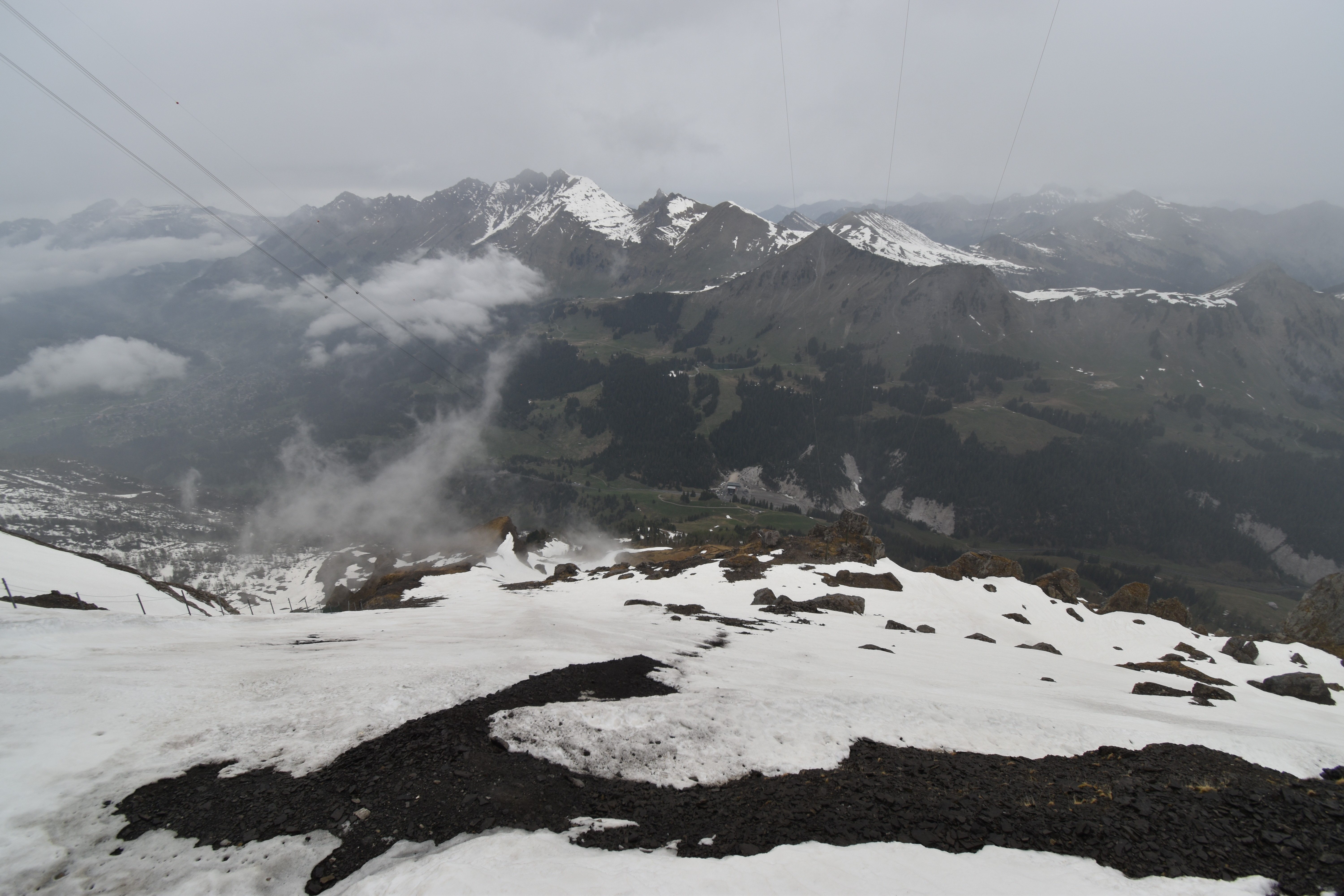 Archived image Webcam Glacier 3000: View from Black Wall