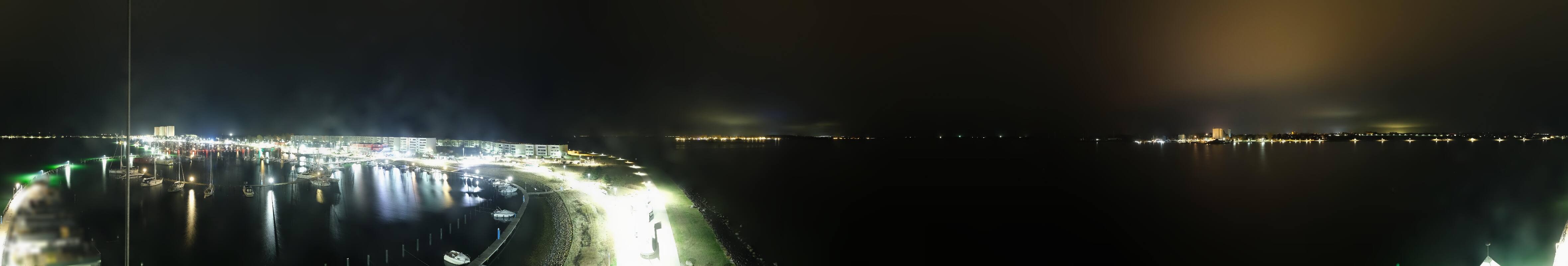 Archiv Foto Webcam Insel Fehmarn: Aussichtsturm Utkieker am Yachthafen Burgtiefe