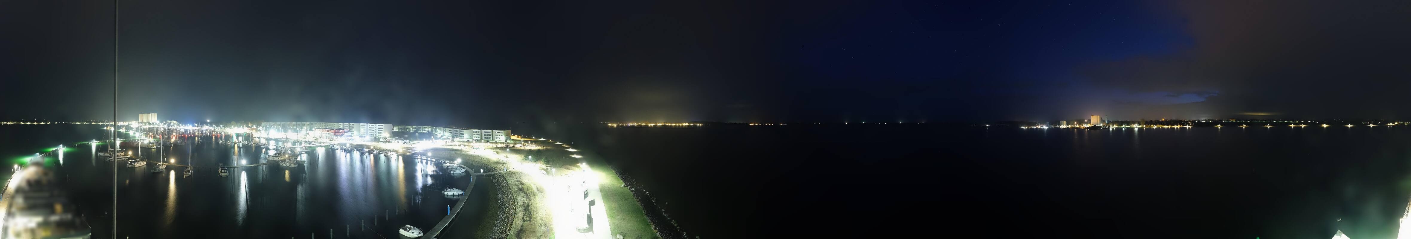 Archiv Foto Webcam Insel Fehmarn: Aussichtsturm Utkieker am Yachthafen Burgtiefe