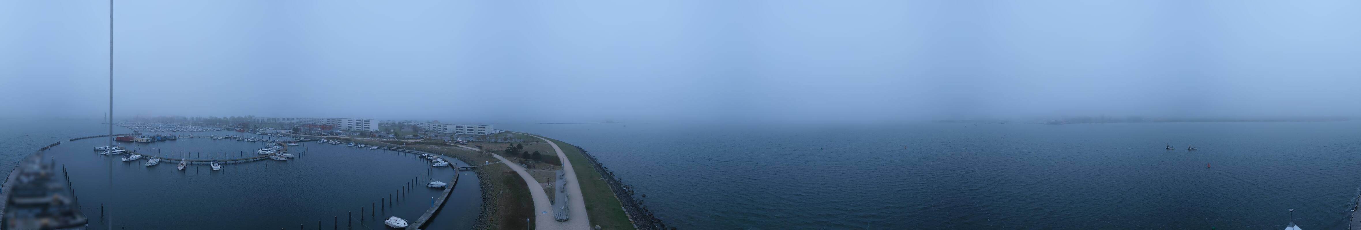 Archiv Foto Webcam Insel Fehmarn: Aussichtsturm Utkieker am Yachthafen Burgtiefe