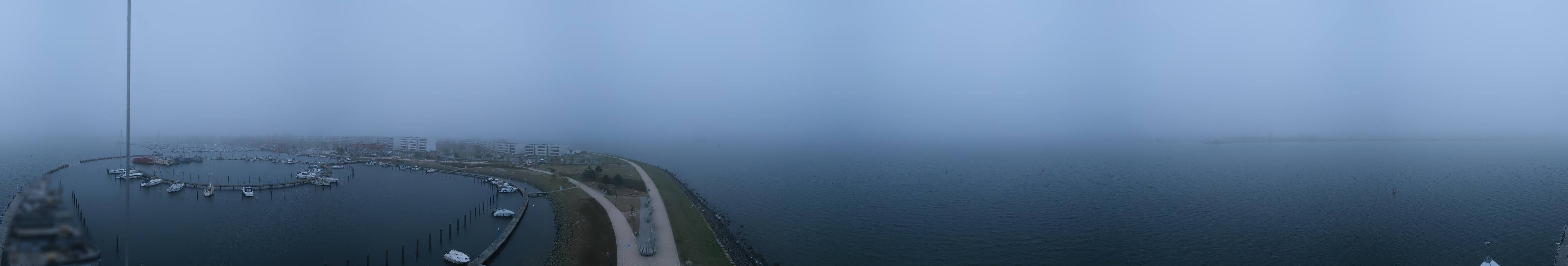 Archiv Foto Webcam Insel Fehmarn: Aussichtsturm Utkieker am Yachthafen Burgtiefe