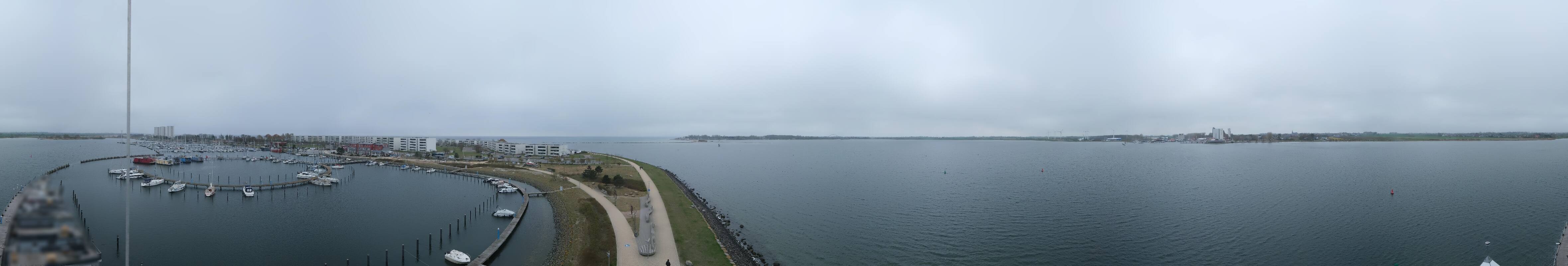Archiv Foto Webcam Insel Fehmarn: Aussichtsturm Utkieker am Yachthafen Burgtiefe