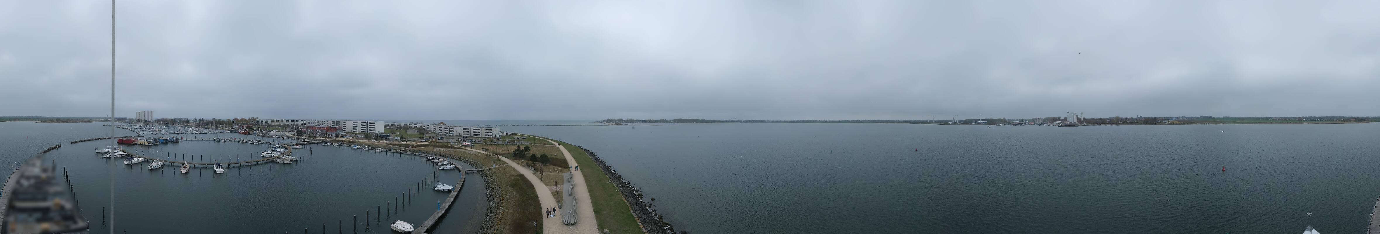 Archiv Foto Webcam Insel Fehmarn: Aussichtsturm Utkieker am Yachthafen Burgtiefe
