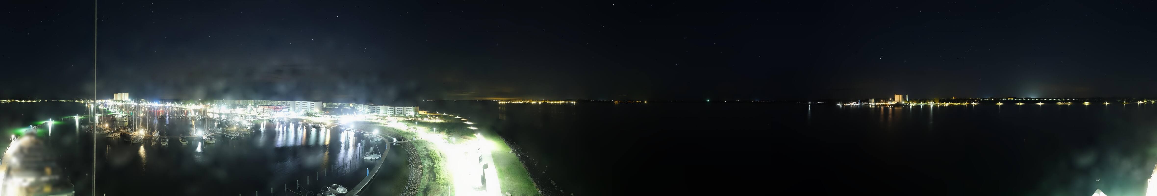 Archiv Foto Webcam Insel Fehmarn: Aussichtsturm Utkieker am Yachthafen Burgtiefe