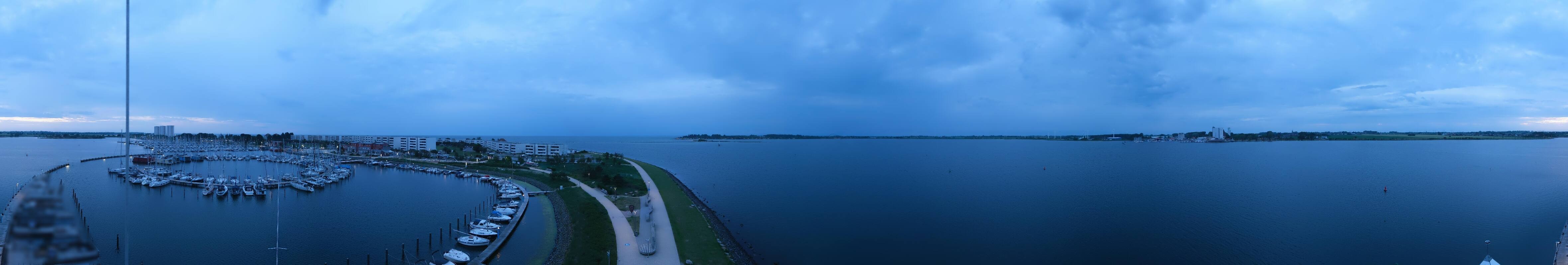 Archiv Foto Webcam Insel Fehmarn: Aussichtsturm Utkieker am Yachthafen Burgtiefe