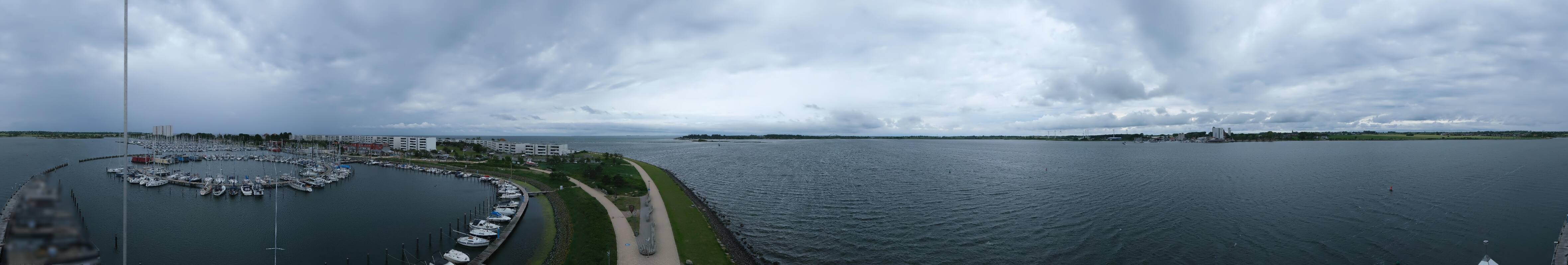 Archiv Foto Webcam Insel Fehmarn: Aussichtsturm Utkieker am Yachthafen Burgtiefe