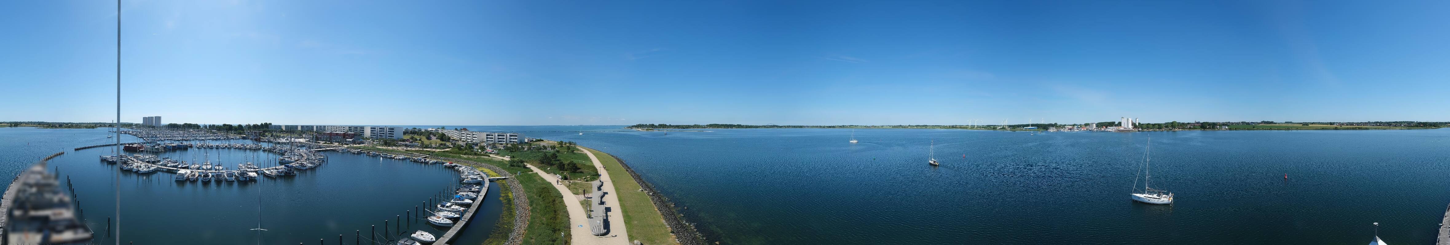 Archiv Foto Webcam Insel Fehmarn: Yachthafen Burgtiefe