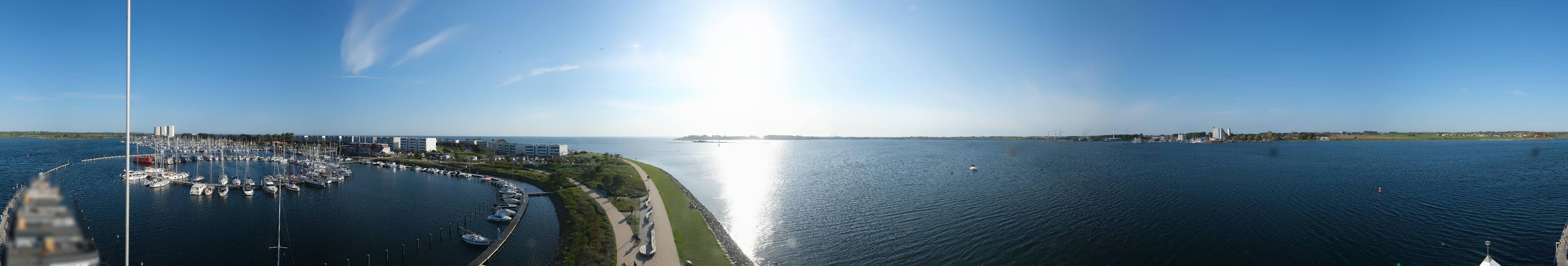 Archiv Foto Webcam Insel Fehmarn: Yachthafen Burgtiefe