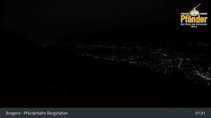 Archived image Webcam Bregenz - Panoramic View from Pfänder Top Station