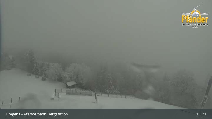 Archiv Foto Webcam Bregenz: Blick vom Pfänder auf den Bodensee