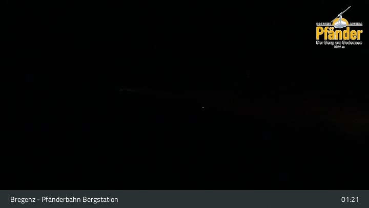 Archiv Foto Webcam Bregenz: Blick vom Pfänder auf den Bodensee